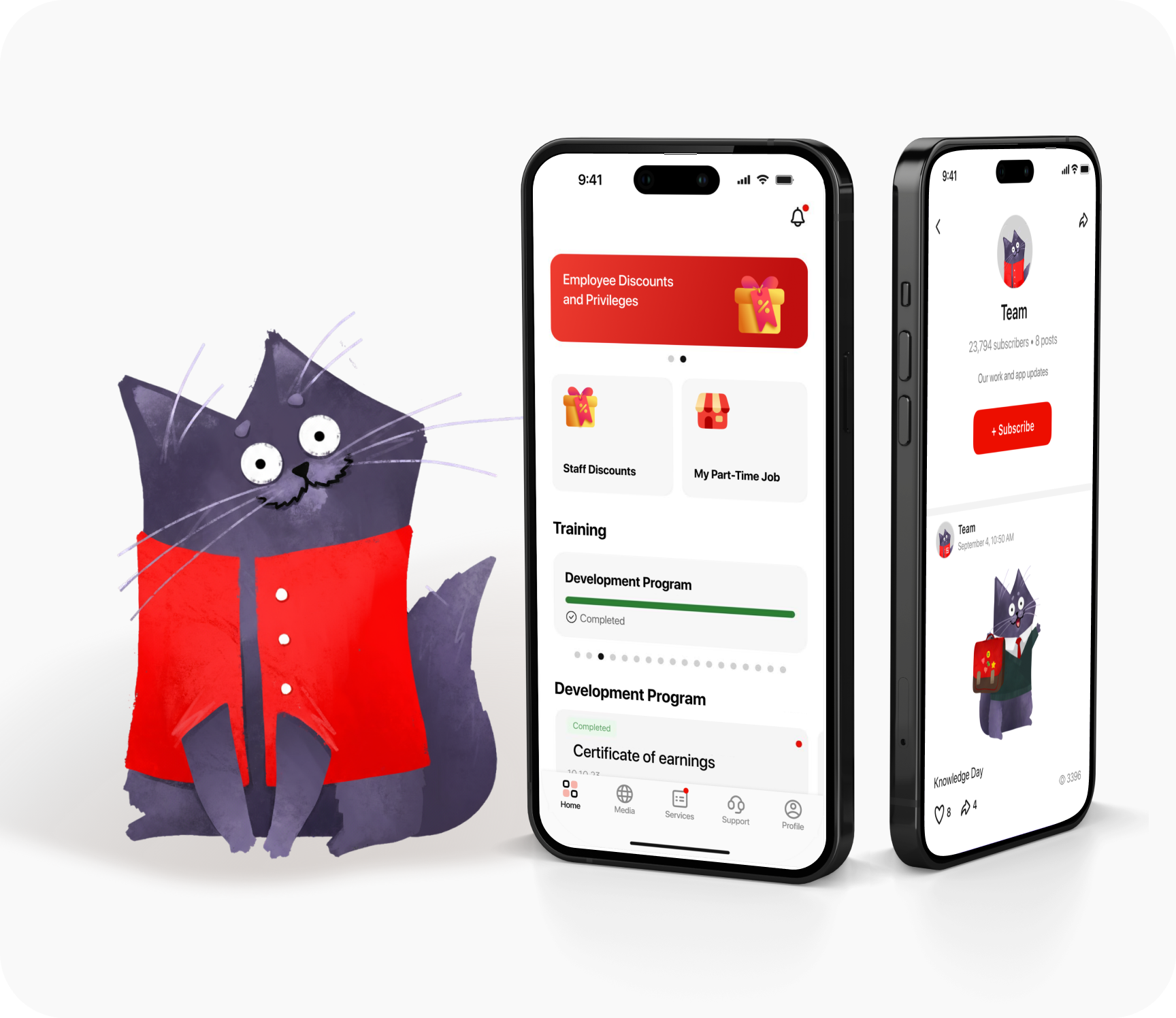 A corporate mobile app for retailer