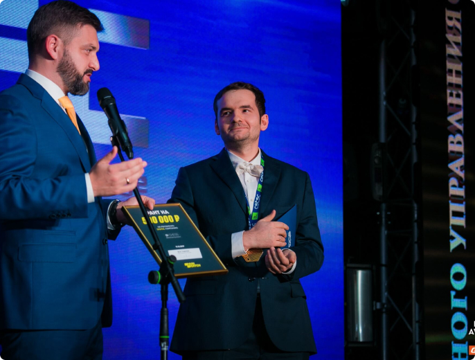 Petr Chernyshev, CEO of Friflex, at the Bispo Awards 2019