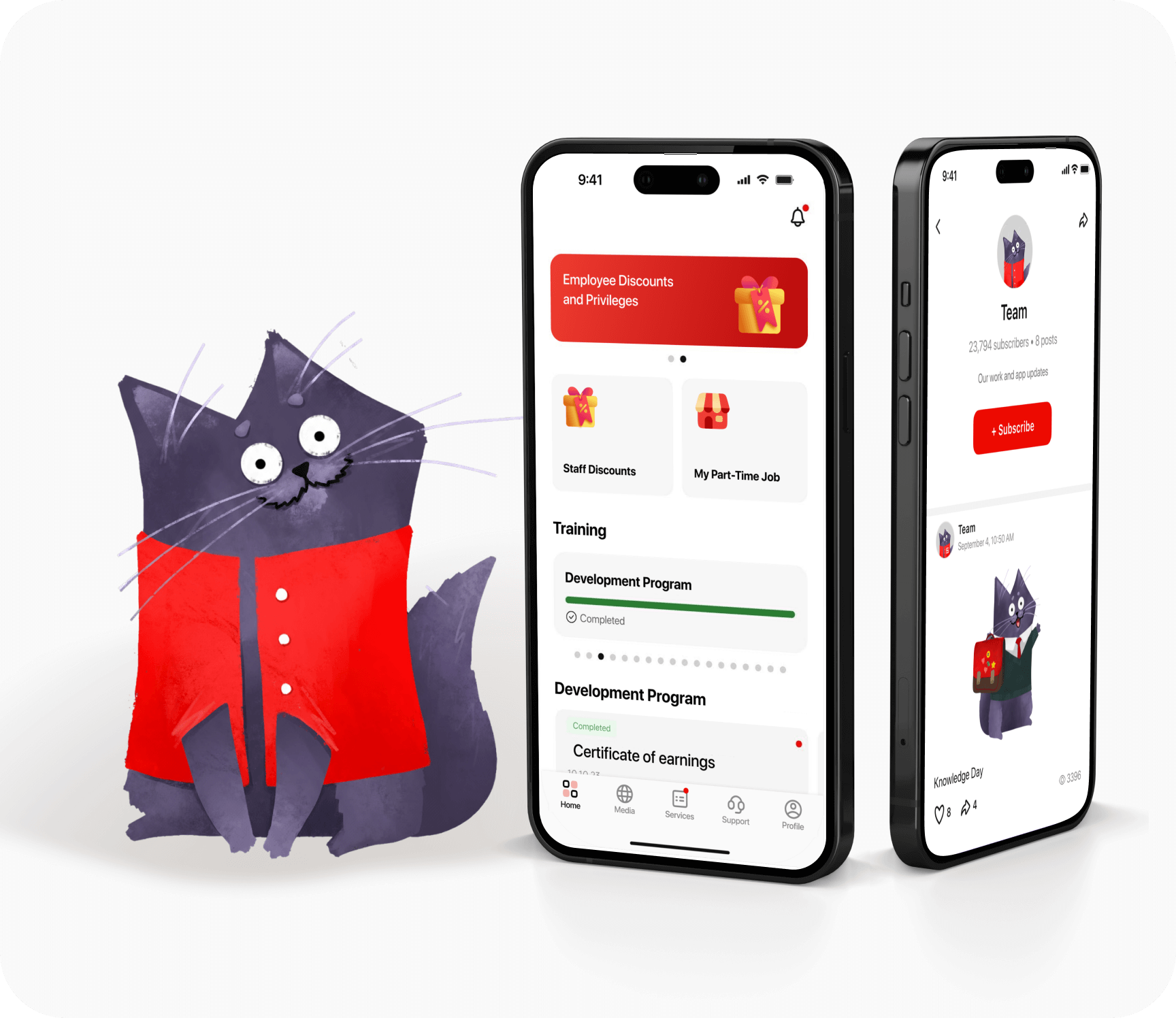 A corporate mobile app for retailer
